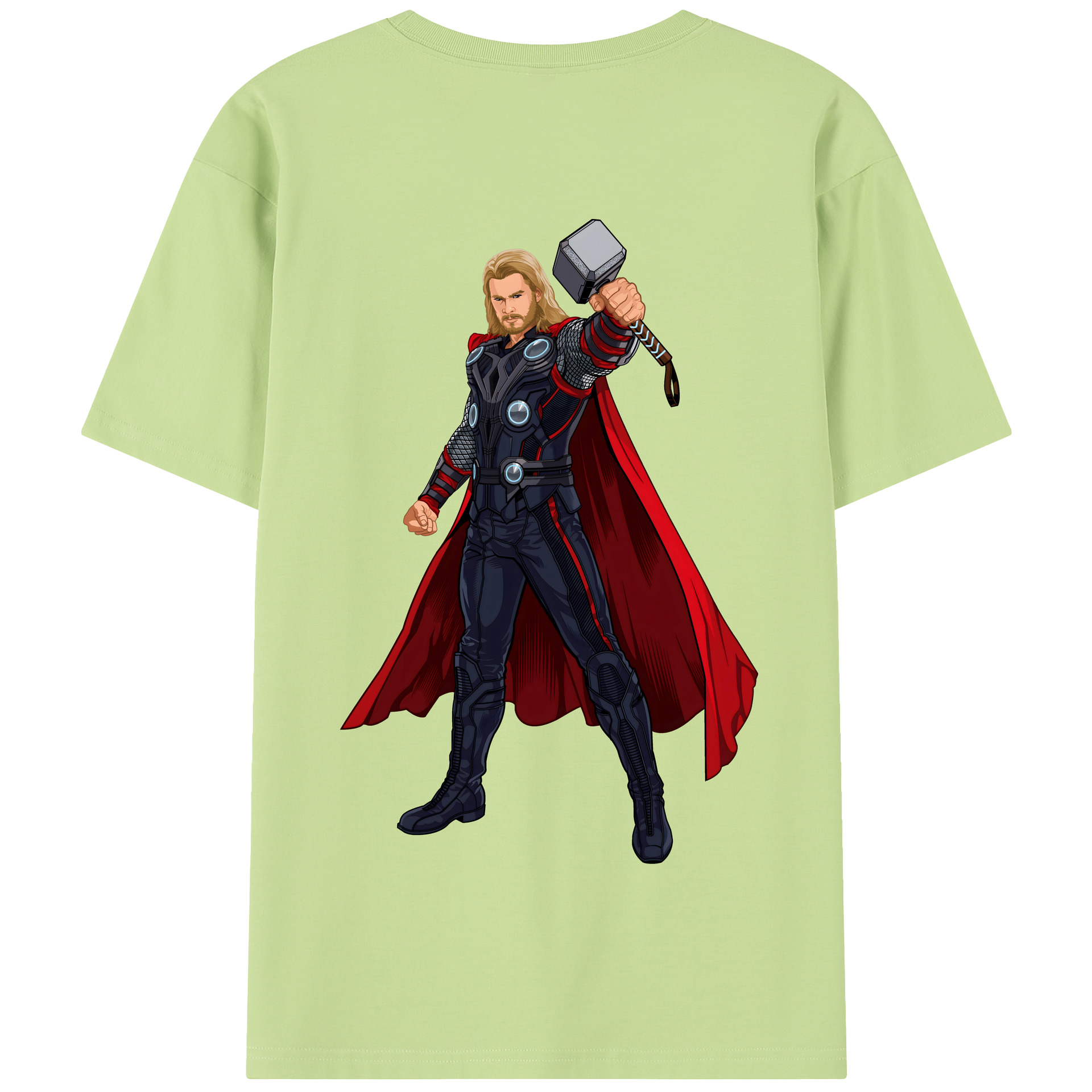 （画像用） アベンジャーズ The Avengers 綿100％半袖Tシャツ（背面プリント）